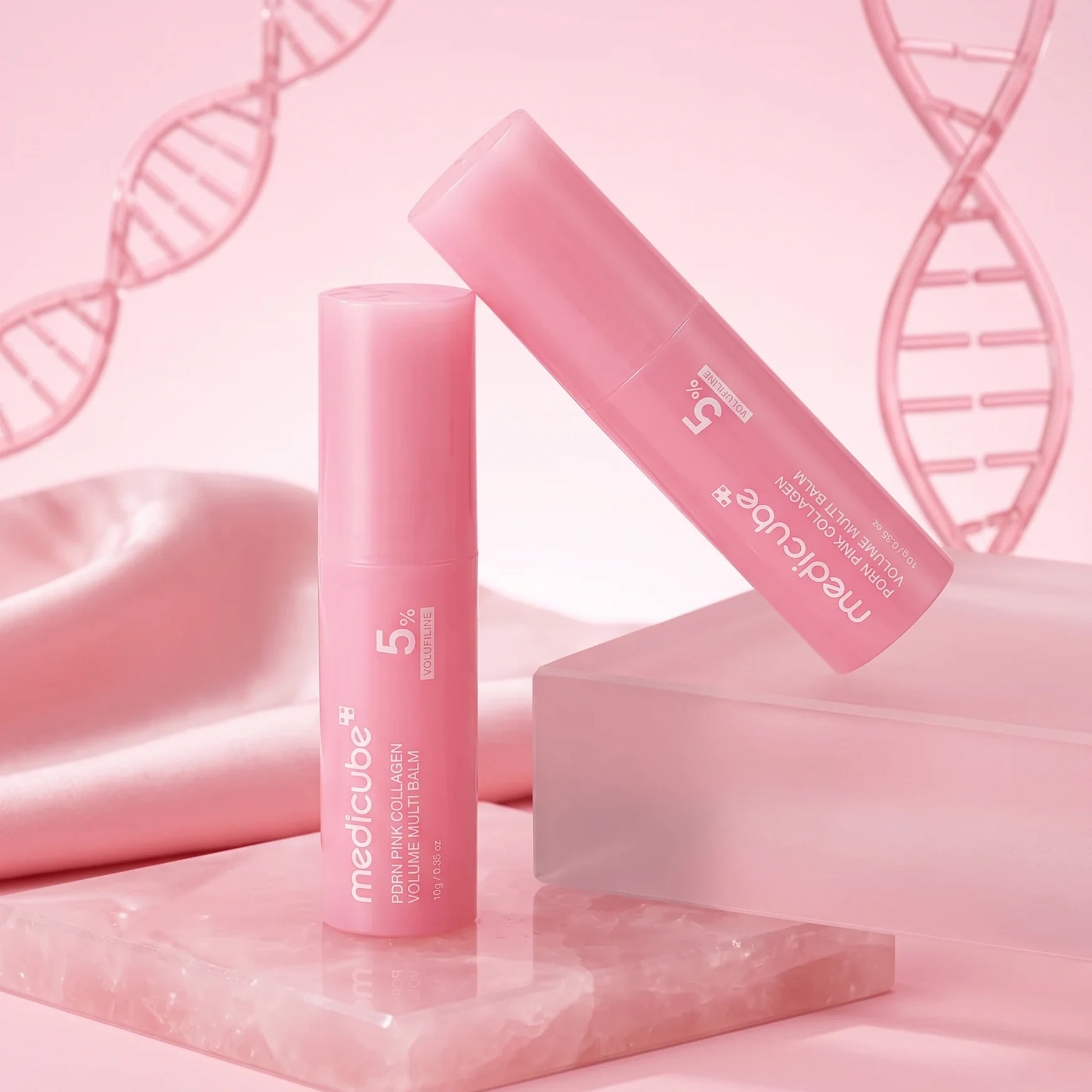 PDRN Pink Collagen Volume Multi Balm Stick – 5% Volufiline™